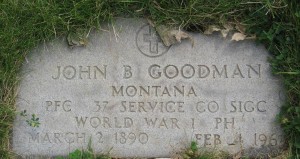 John B. Goodman Grave